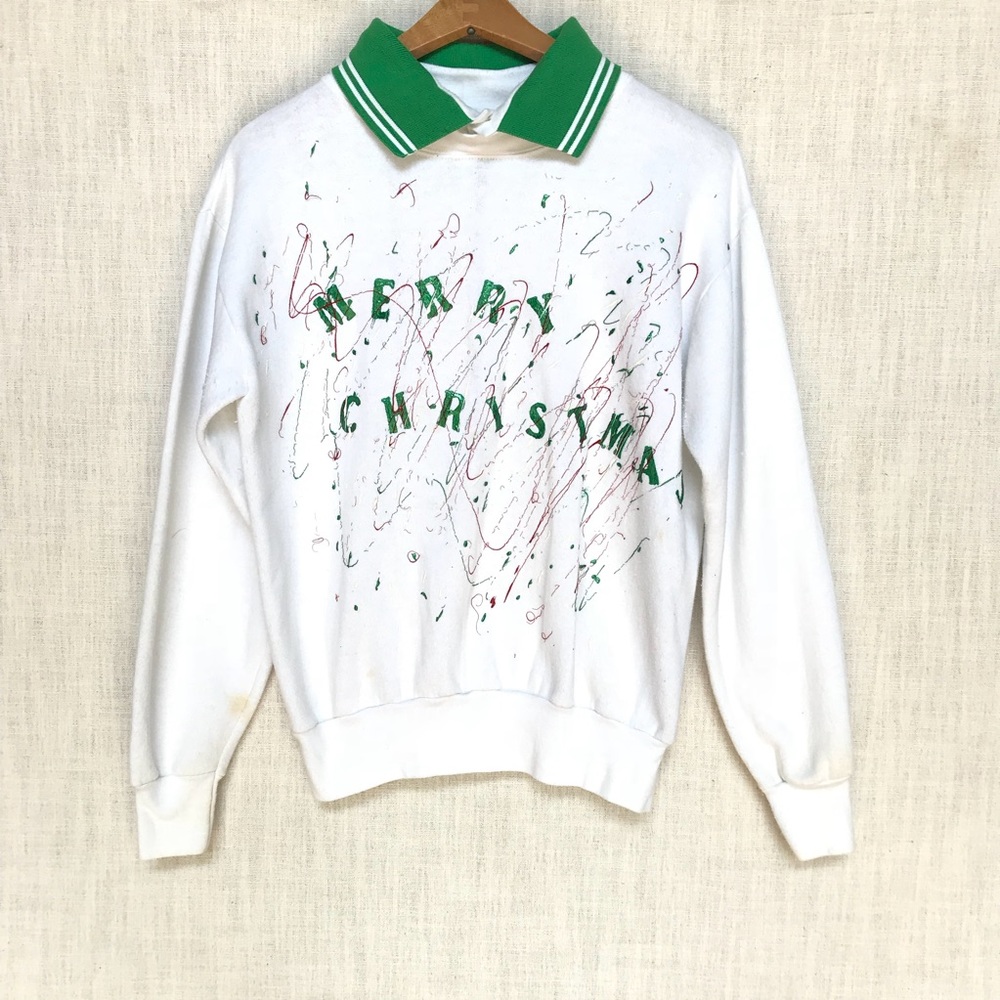 Seriously Ugly Christmas Sweater Sweatshirt Medium